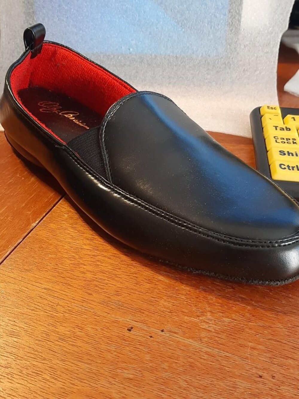 Vintage Oleg Cassini Slip On Loafers Black Size 10 M